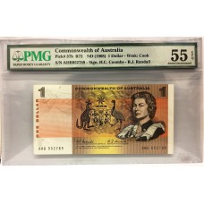 AUSTRALIA 1968 . ONE 1 DOLLAR BANKNOTE . COOMBS/RANDALL . SEALED